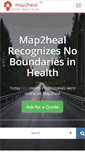 Mobile Screenshot of map2heal.com